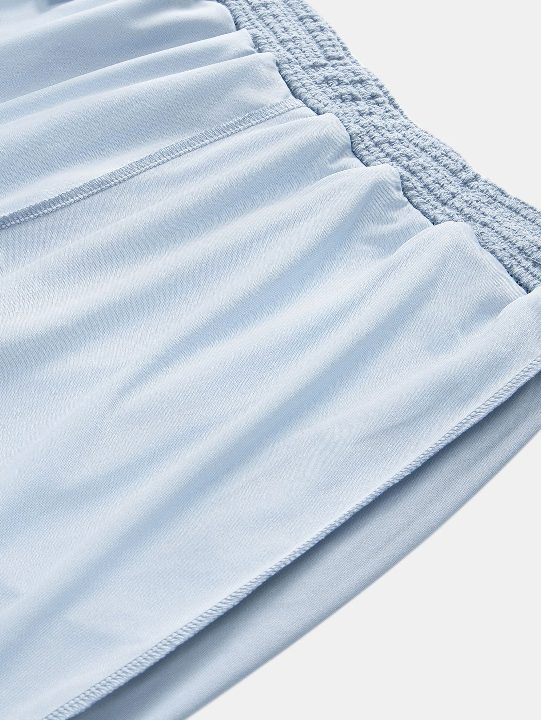 Camicia e Pantaloni Corti Cubani con Texture a Waffle