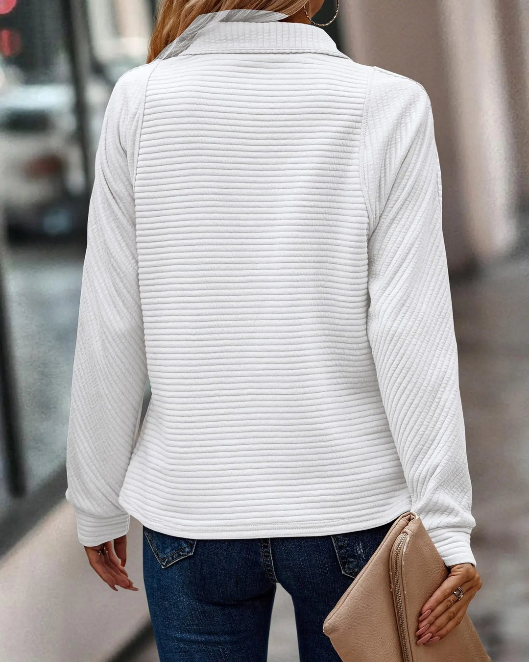 Viola - Maglione Elegante con Collo a V