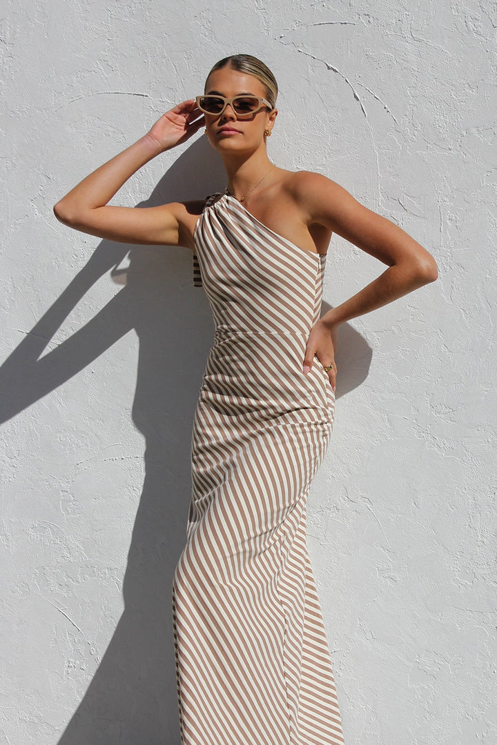 Rocia™ | Abito Estivo a Strisce con Elegante Dettaglio