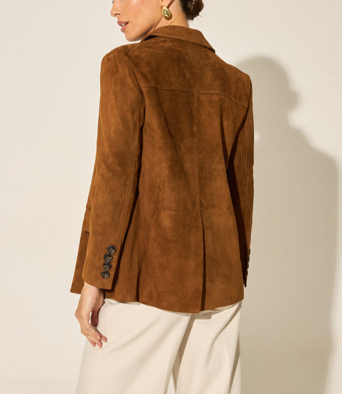 FIORENZA™ | Blazer in Camoscio Cammello