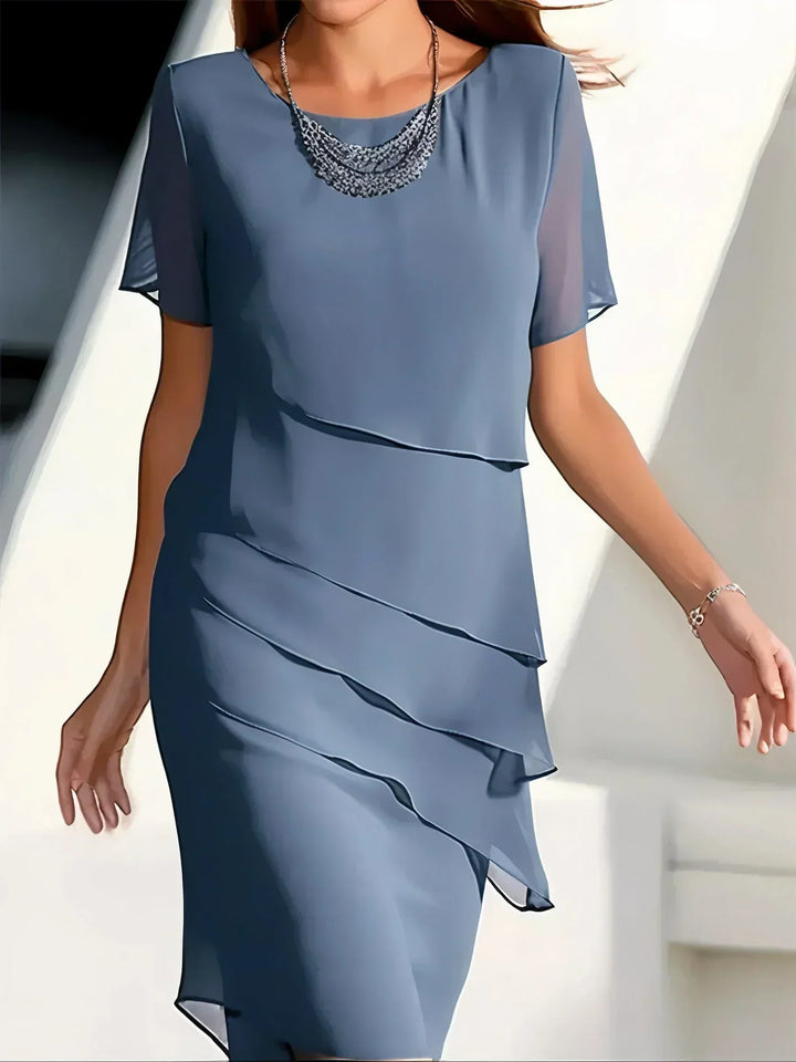 Juna™ | Abito Midi in Chiffon