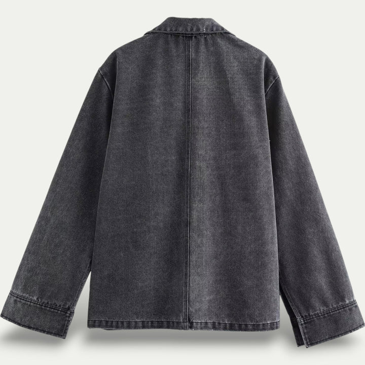 Jasmine™ | Set Due Pezzi in Denim a Vita Alta per Donne