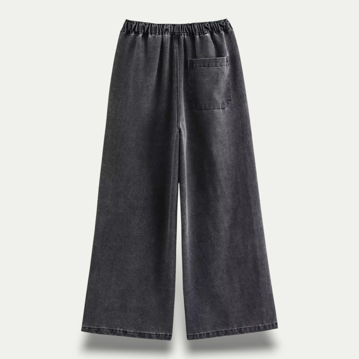 Jasmine™ | Set Due Pezzi in Denim a Vita Alta per Donne