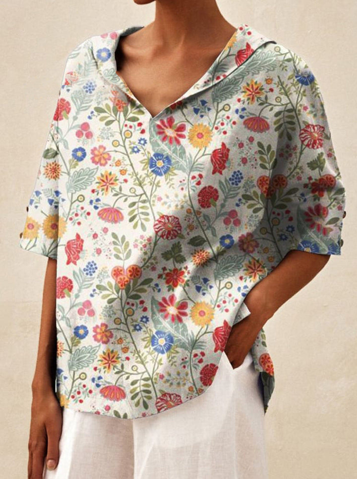 Andrea™ | Top Elegante con Scollo a V