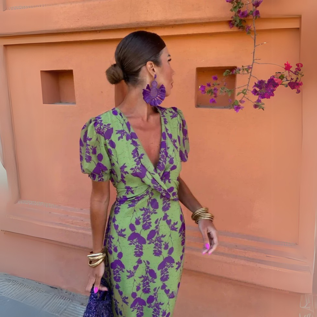 Danielle™ | Abito Midi Floreale