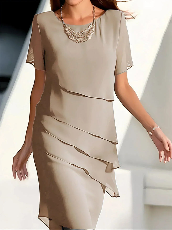 Juna™ | Abito Midi in Chiffon