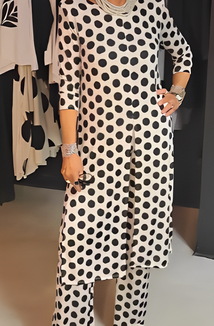 LILIANA™ | Set Due Pezzi con Stampa a Pois per un'Eleganza Casual e Look Estivi Versatili