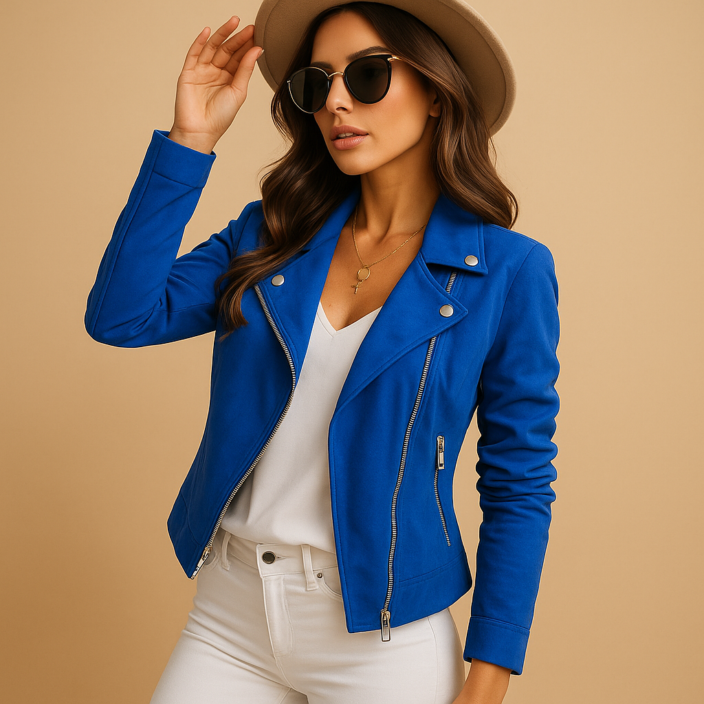 Bellini™ | Blazer casual da donna con zip e maniche lunghe