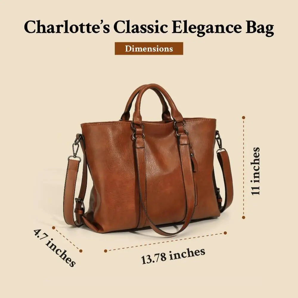 Eleganza Classica di Charlotte | Borsa Tote Vintage