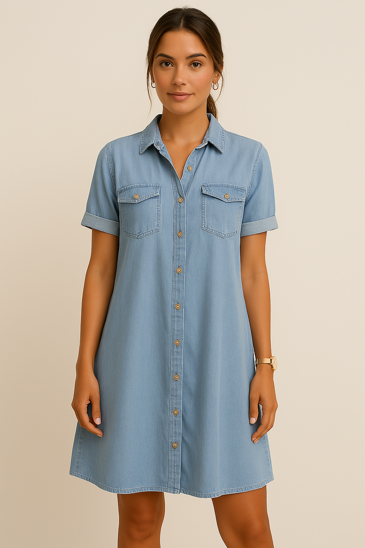 Claire™ | Abito in Denim