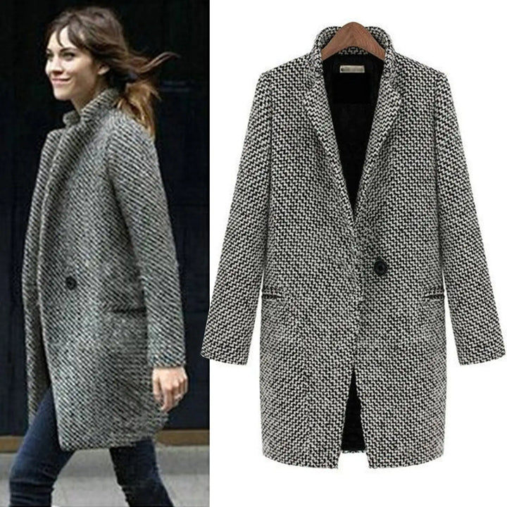 Klara™ | Elegante Cappotto Lungo in Lana