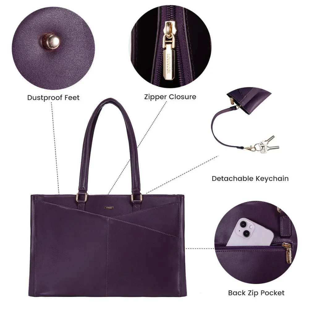 Elegante Borsa per Laptop Viola