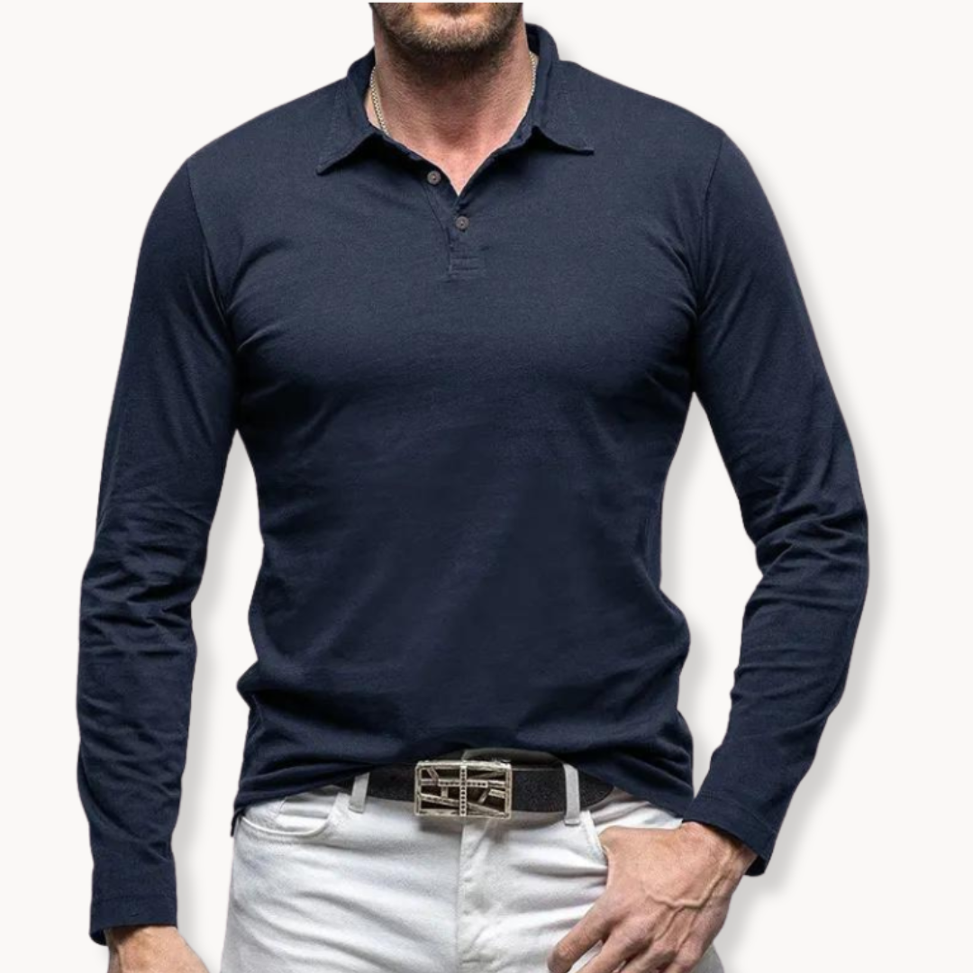 Marius™ | Polo Casual a Maniche Lunghe