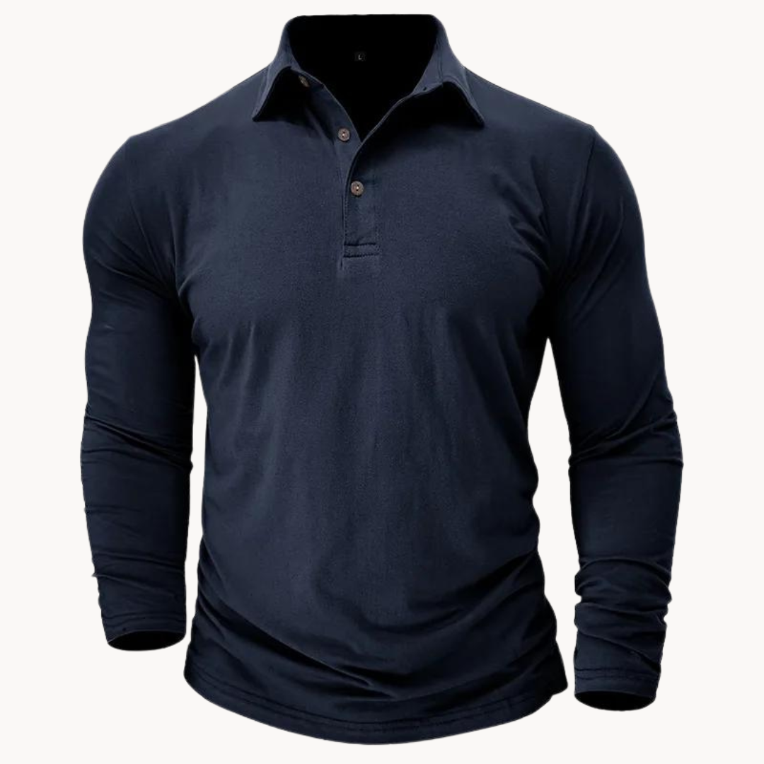 Marius™ | Polo Casual a Maniche Lunghe