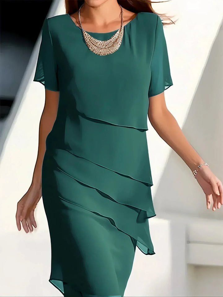 Juna™ | Abito Midi in Chiffon