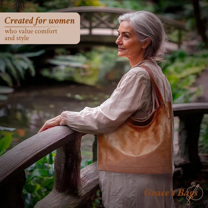 Grandezza di Lusso di Grace | Borsa a Spalla Morbida