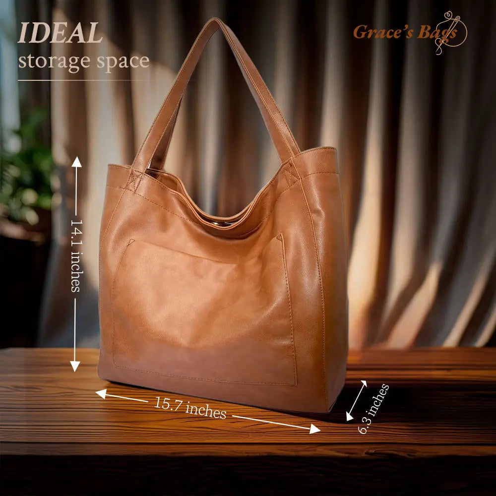 Grandezza di Lusso di Grace | Borsa a Spalla Morbida