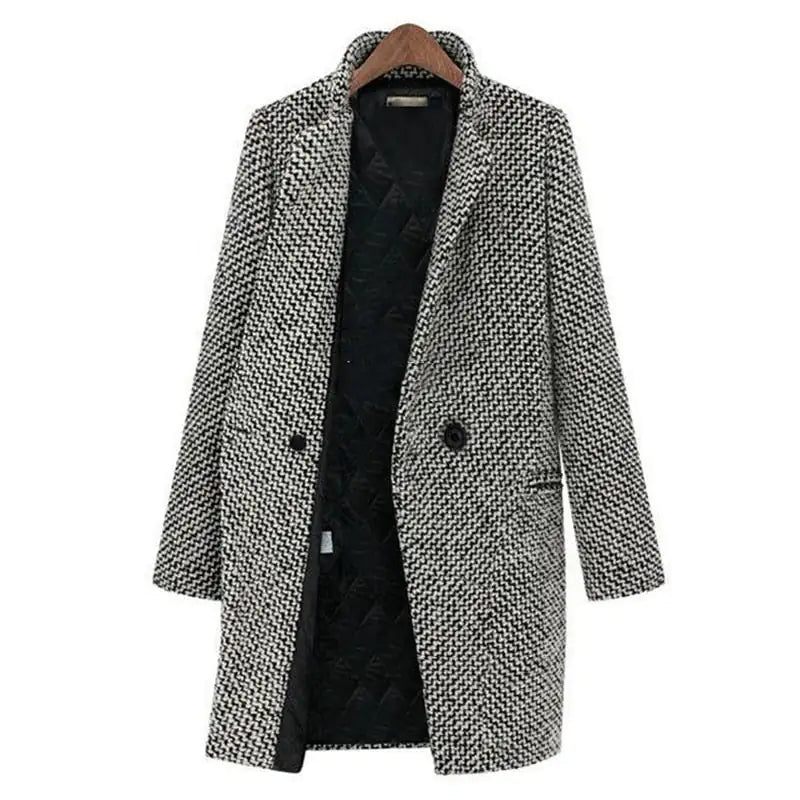 Klara™ | Elegante Cappotto Lungo in Lana