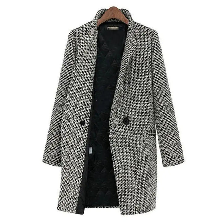 Klara™ | Elegante Cappotto Lungo in Lana