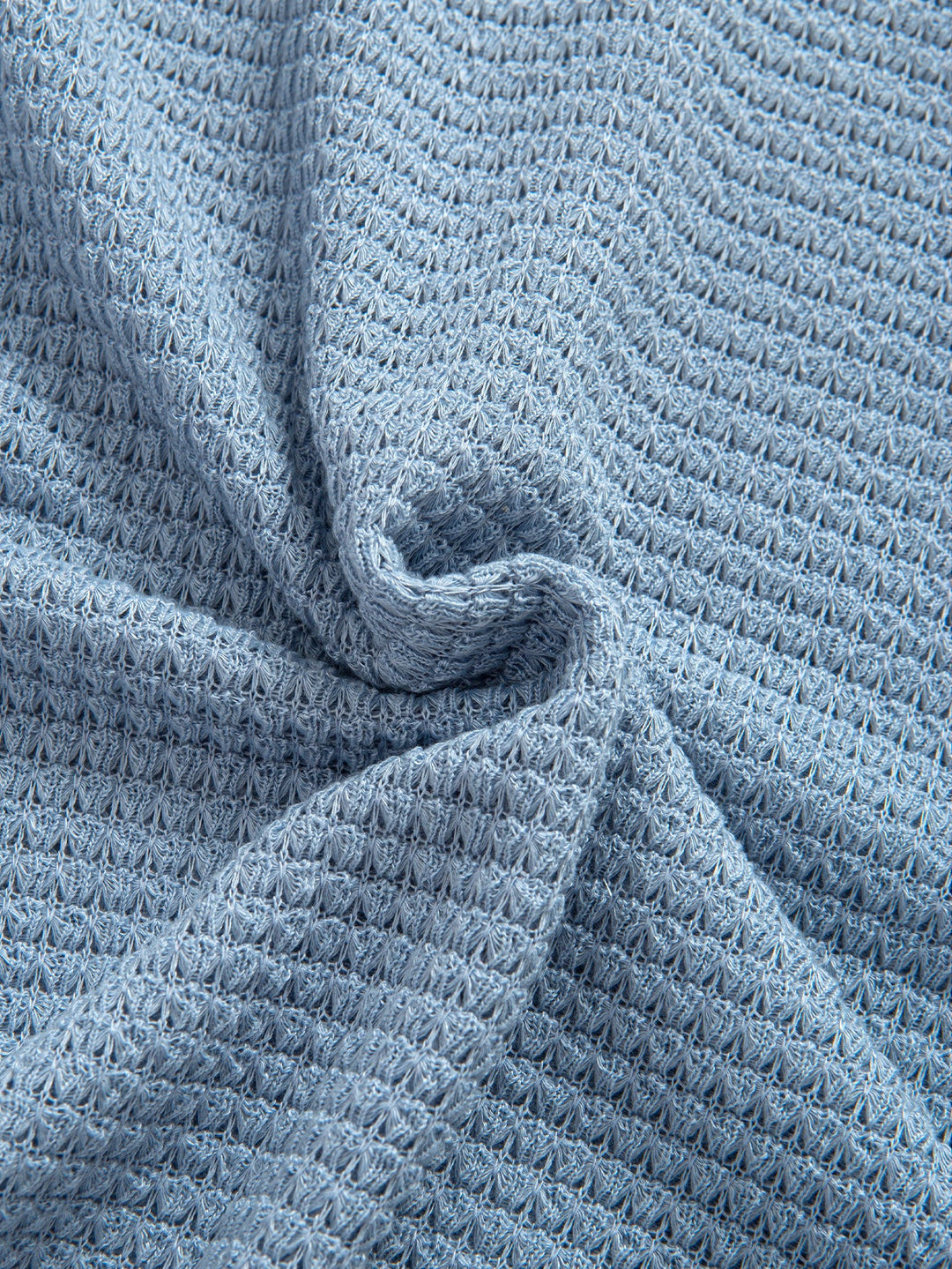 Maglietta senza maniche con spalline larghe in maglia waffle