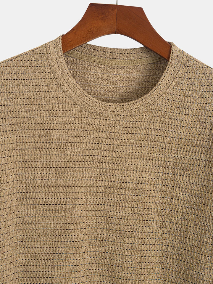 T-Shirt a Righe con Vestibilità Relax