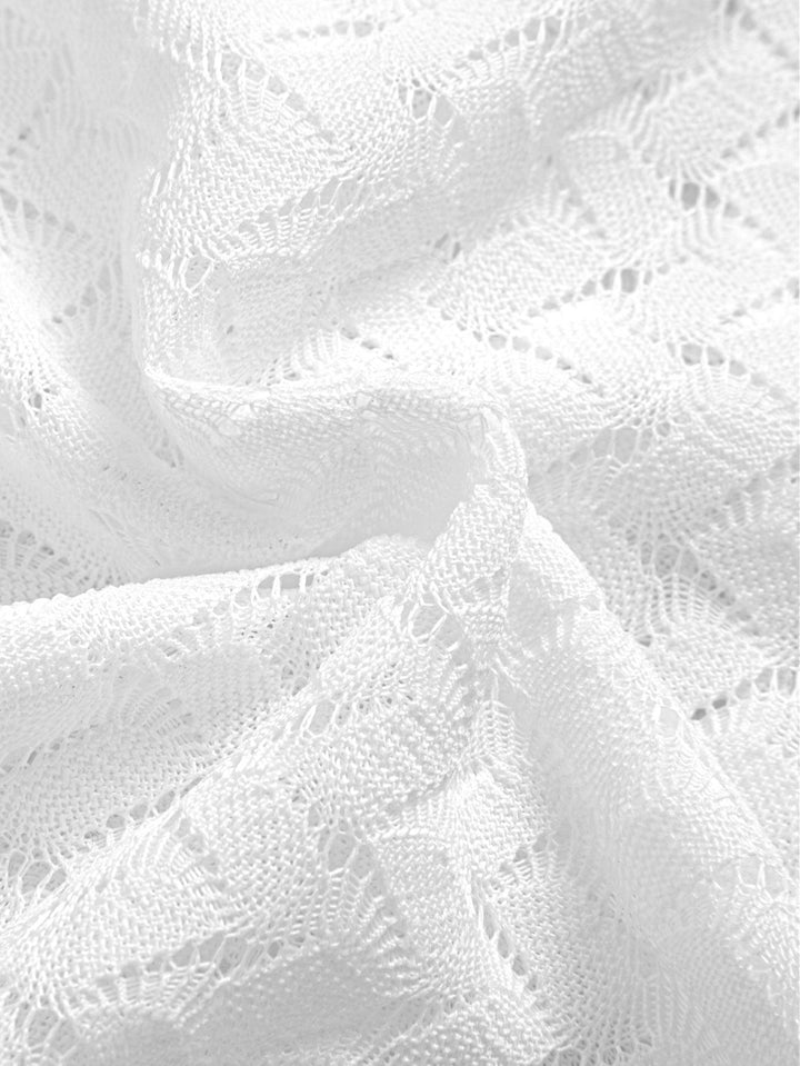 Camicia Cubana Texturizzata Hollow Out