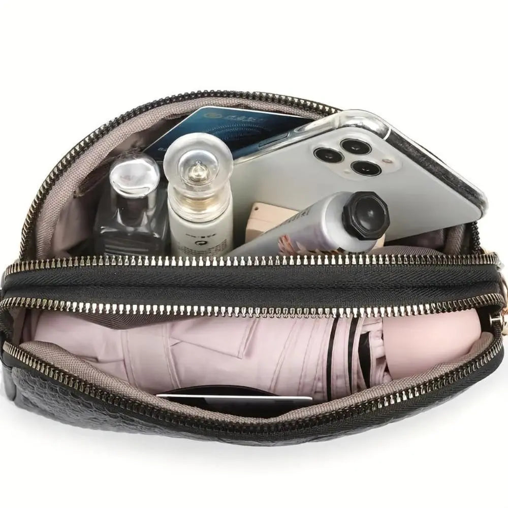 Isabella Mini Borsa a Tracolla con Motivo Crocodile