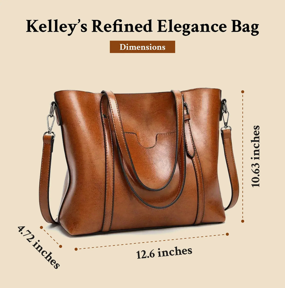 Eleganza Raffinata di Kelley | Borsa in Pelle di Lusso