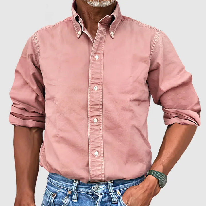 Camicia Button-Down Classica Casual da Uomo