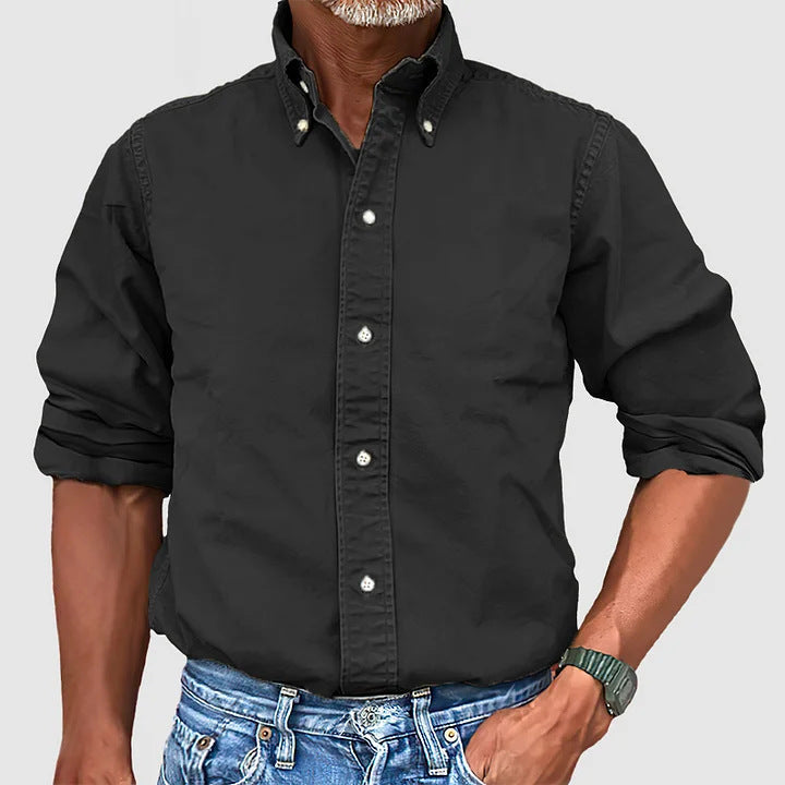Camicia Button-Down Classica Casual da Uomo