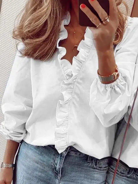 Jana™ | T-shirt Estiva con Volant