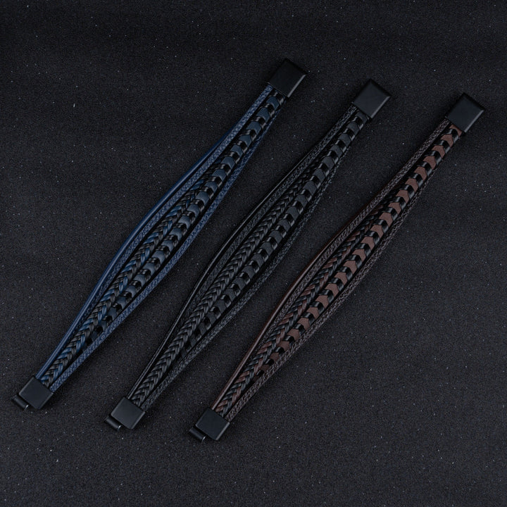 Ragnar ™ | Bracciale Vichingo in Pelle Intrecciata