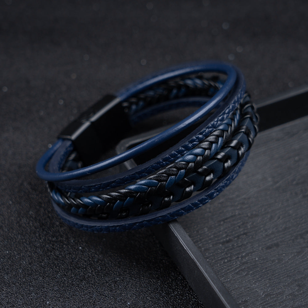 Ragnar ™ | Bracciale Vichingo in Pelle Intrecciata