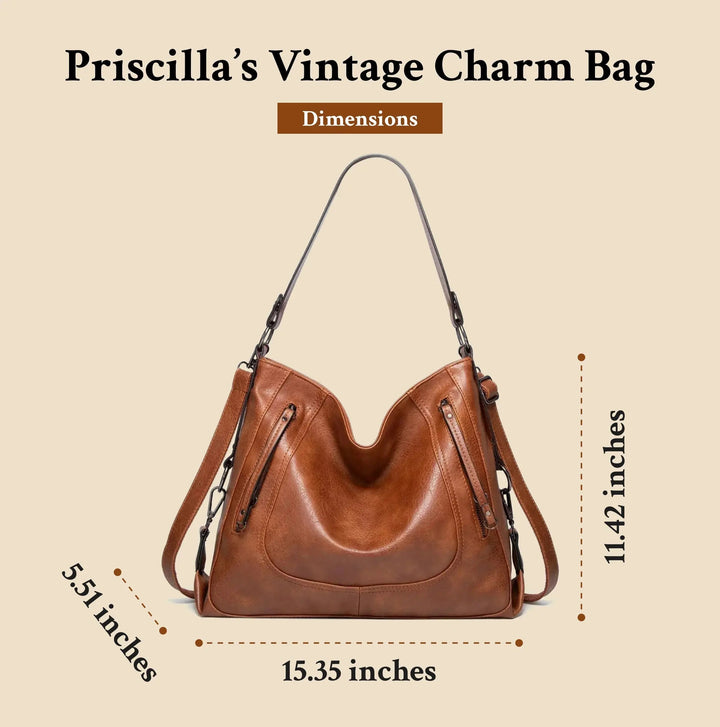 Il Fascino Vintage di Priscilla | Borsa in Pelle