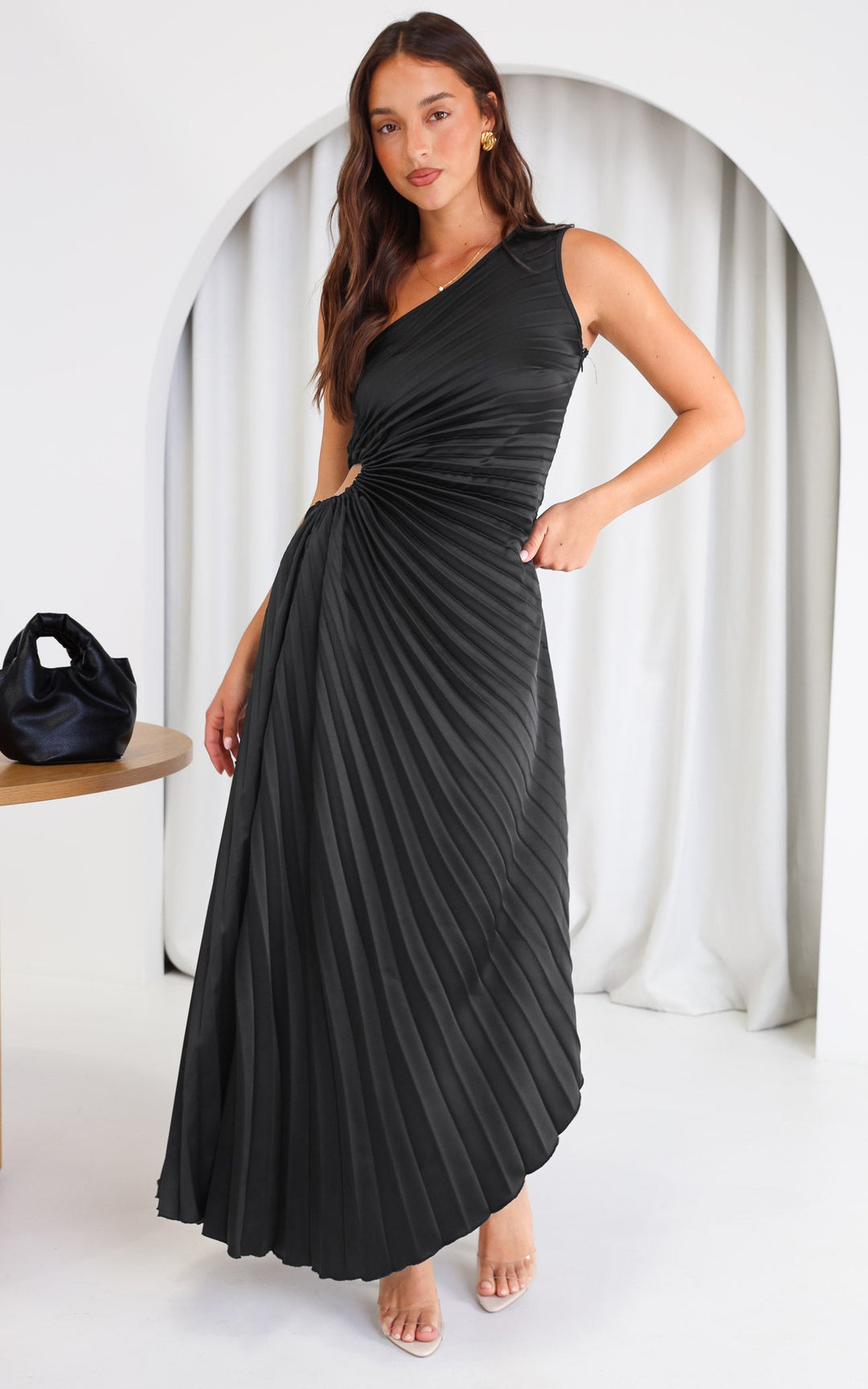 Rochelle™ | Abito Maxi Nero