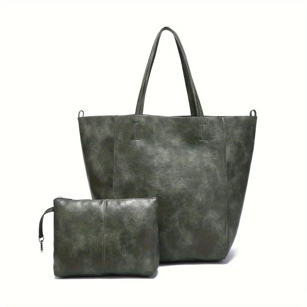 Softness Retrò di Renee | Borsa Tote a Grande Capacità