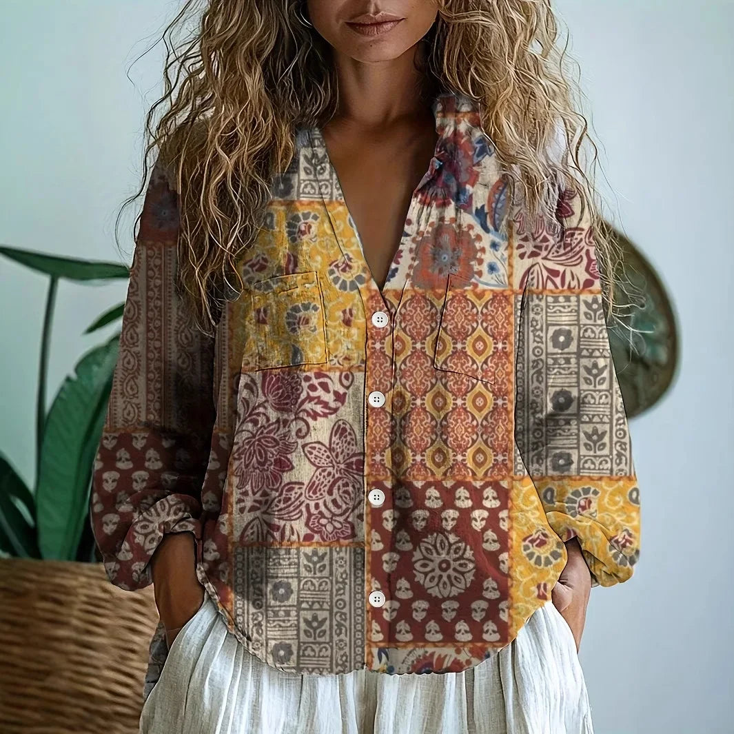 Kaila™ | Blusa Casual con Stampa Naturale