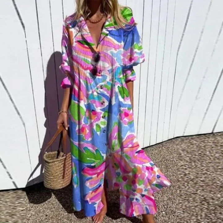 Diara™ | Abito Primaverile Bohemian Luxe