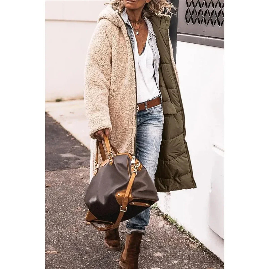 Marije™ | Giacca Trapuntata Calda Con Cappuccio