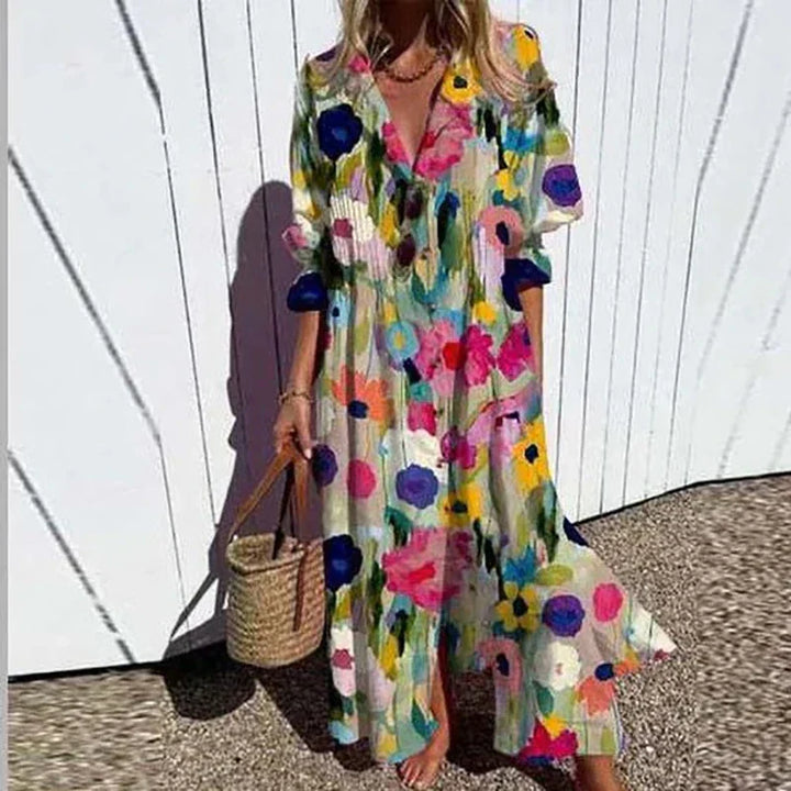 Diara™ | Abito Primaverile Bohemian Luxe