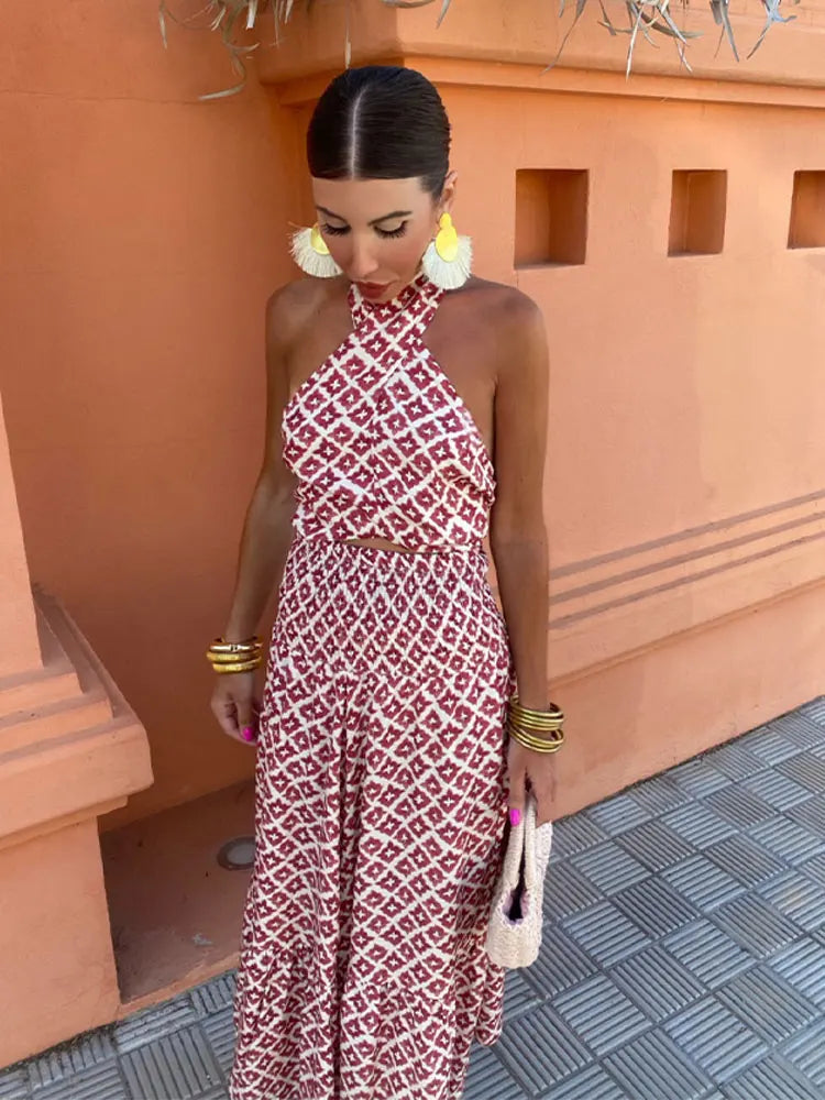 Mickay™ | Elegante Abito Midi con Spalle Scoperte e Dettagli Arricciati