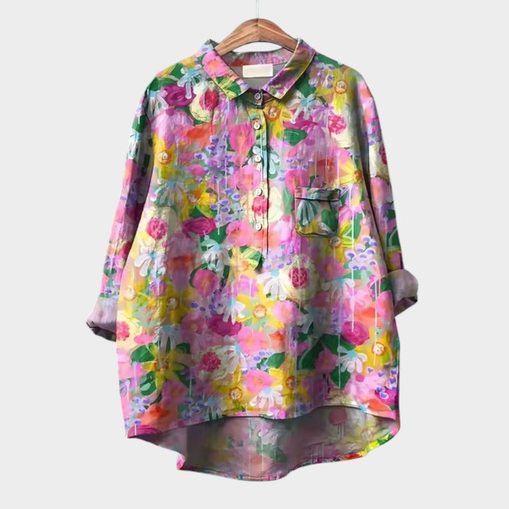 SOFIA™ | Blusa Floreale Oversize per Comfort