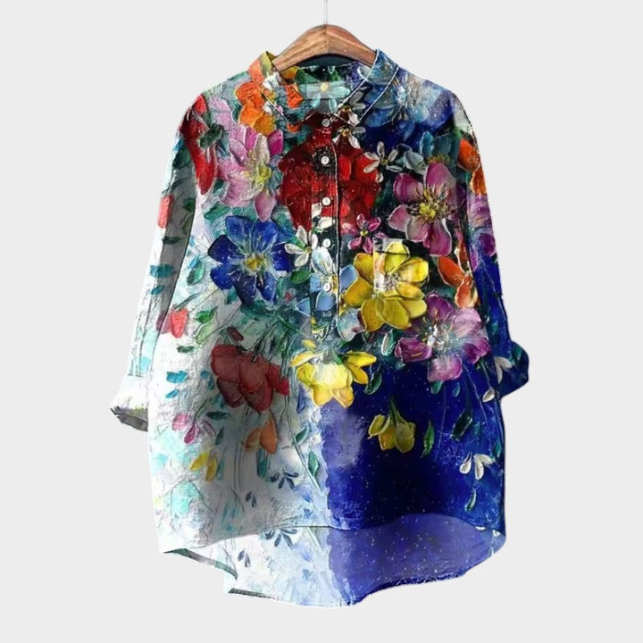 SOFIA™ | Blusa Floreale Oversize per Comfort