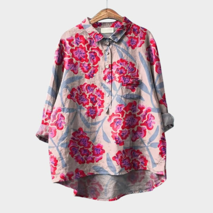 SOFIA™ | Blusa Floreale Oversize per Comfort