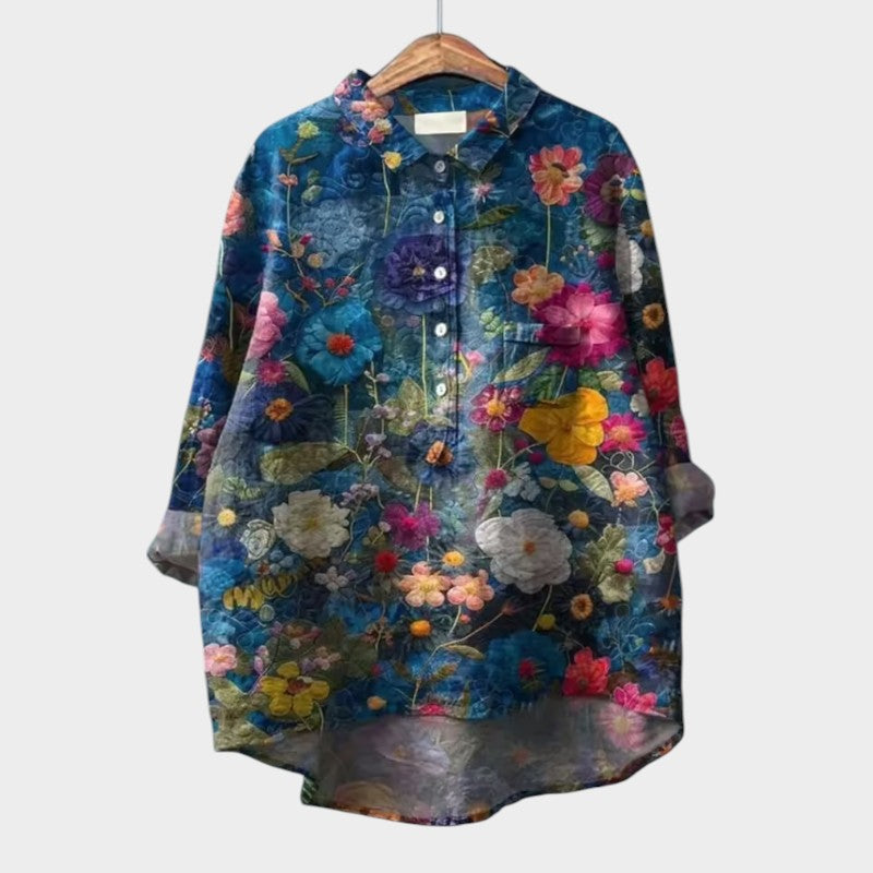 SOFIA™ | Blusa Floreale Oversize per Comfort