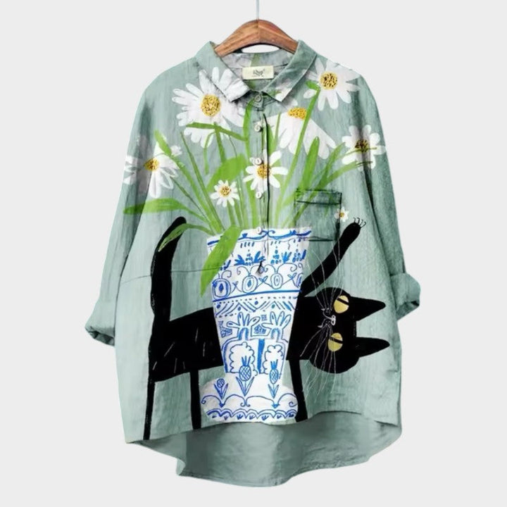 ELISABETTA™  | Blusa Floreale Oversize con Comfort