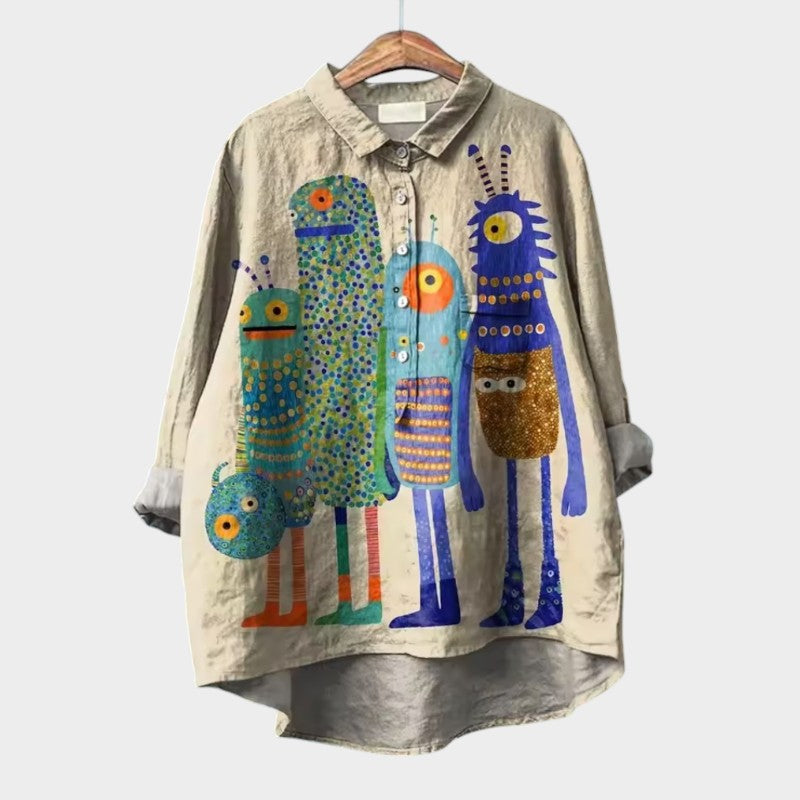 ELISABETTA™  | Blusa Floreale Oversize con Comfort