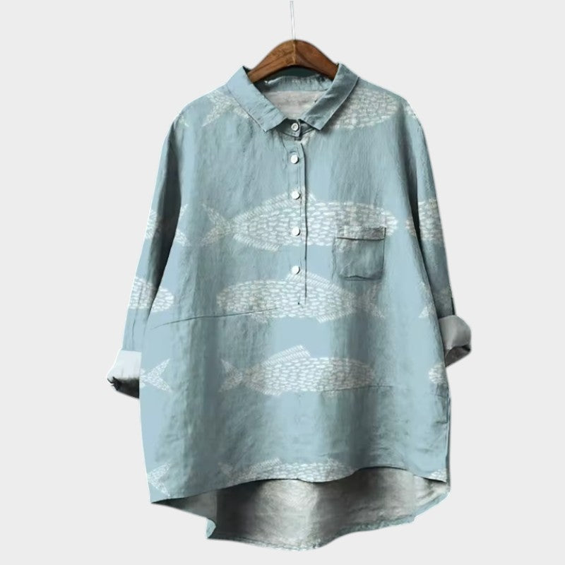 VIOLETTA™  | Blusa Floreale Oversize