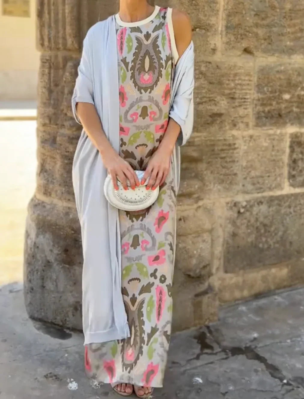 Bella - Completo di due pezzi con stampa dallo stile urbano