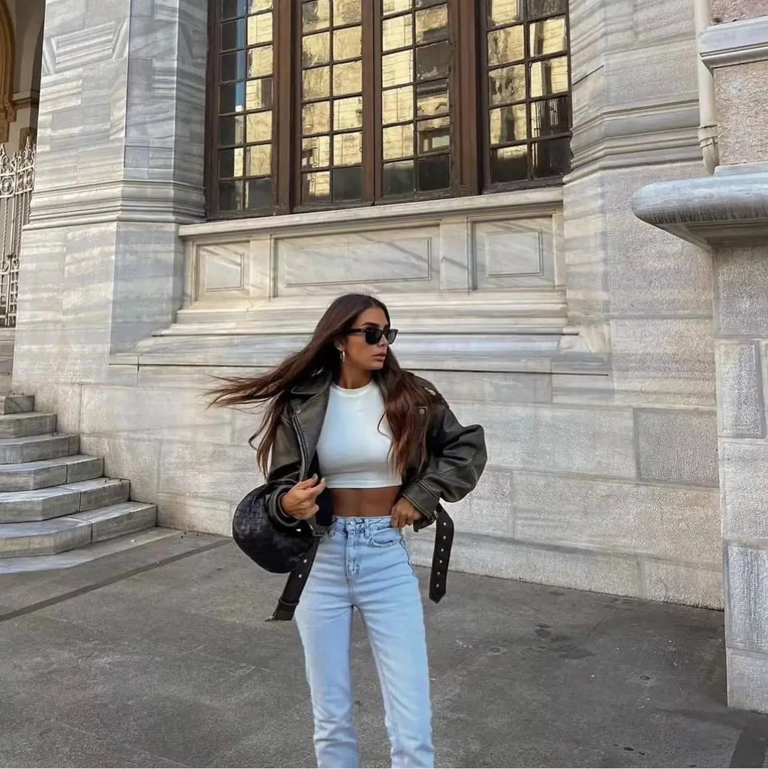 Bellini | Giacca versatile in pelle di qualità